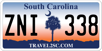 SC license plate ZNI338