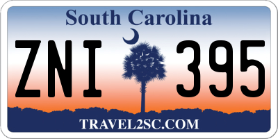 SC license plate ZNI395