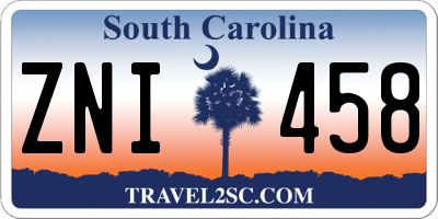 SC license plate ZNI458