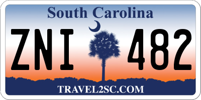 SC license plate ZNI482