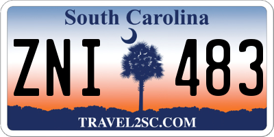 SC license plate ZNI483