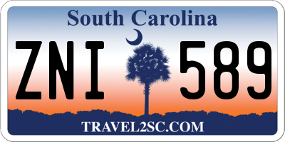 SC license plate ZNI589