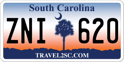 SC license plate ZNI620