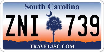 SC license plate ZNI739