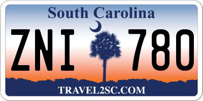SC license plate ZNI780