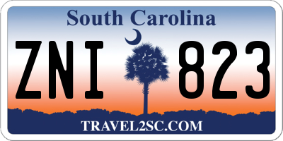 SC license plate ZNI823
