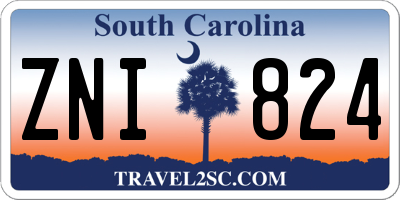 SC license plate ZNI824