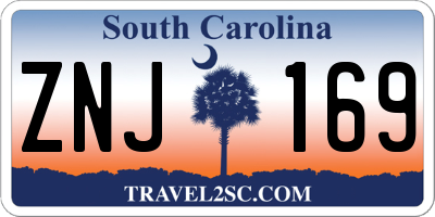 SC license plate ZNJ169
