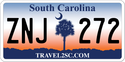 SC license plate ZNJ272