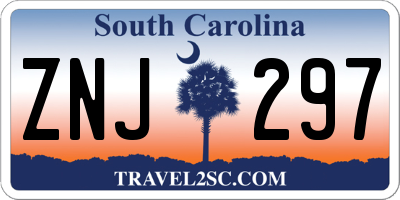 SC license plate ZNJ297