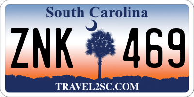 SC license plate ZNK469