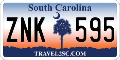 SC license plate ZNK595