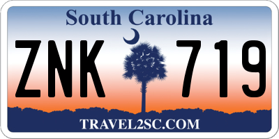 SC license plate ZNK719