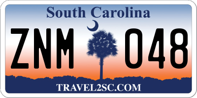 SC license plate ZNM048