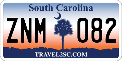 SC license plate ZNM082