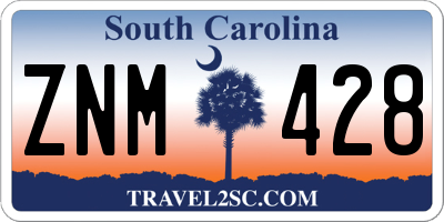 SC license plate ZNM428