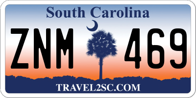 SC license plate ZNM469
