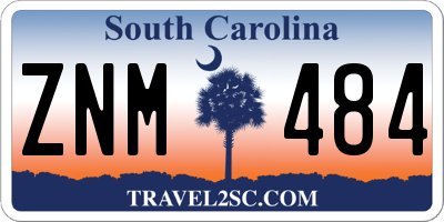 SC license plate ZNM484
