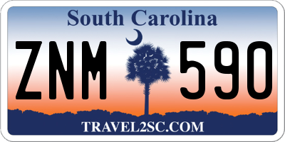 SC license plate ZNM590