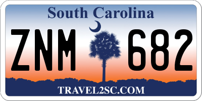SC license plate ZNM682