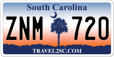 SC license plate ZNM720