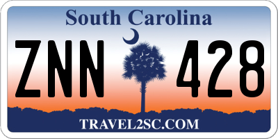 SC license plate ZNN428