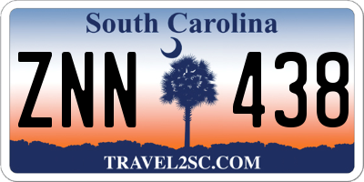 SC license plate ZNN438