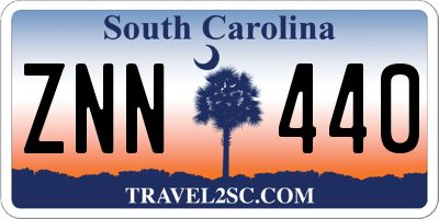 SC license plate ZNN440