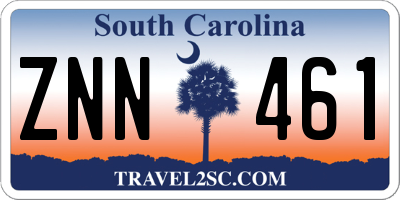 SC license plate ZNN461