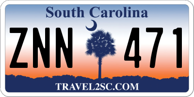 SC license plate ZNN471