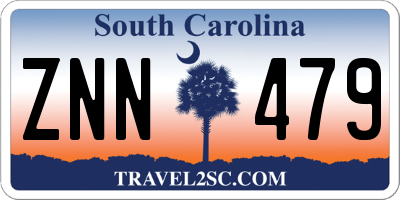 SC license plate ZNN479