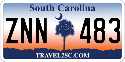 SC license plate ZNN483
