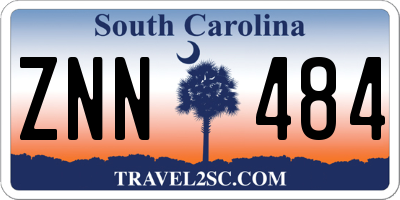 SC license plate ZNN484