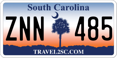 SC license plate ZNN485