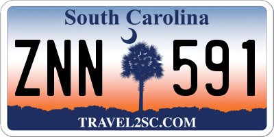 SC license plate ZNN591