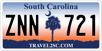 SC license plate ZNN721