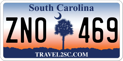 SC license plate ZNO469