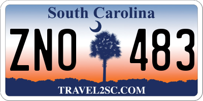 SC license plate ZNO483