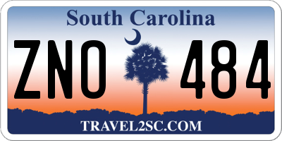 SC license plate ZNO484