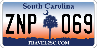 SC license plate ZNP069