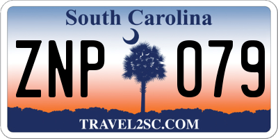 SC license plate ZNP079