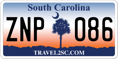 SC license plate ZNP086