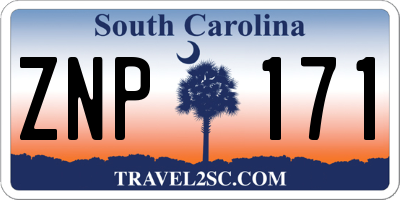SC license plate ZNP171
