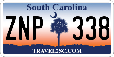 SC license plate ZNP338