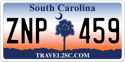 SC license plate ZNP459