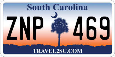 SC license plate ZNP469
