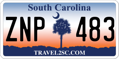 SC license plate ZNP483