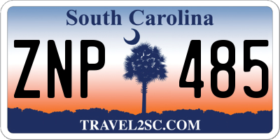 SC license plate ZNP485