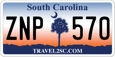 SC license plate ZNP570