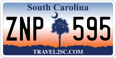 SC license plate ZNP595